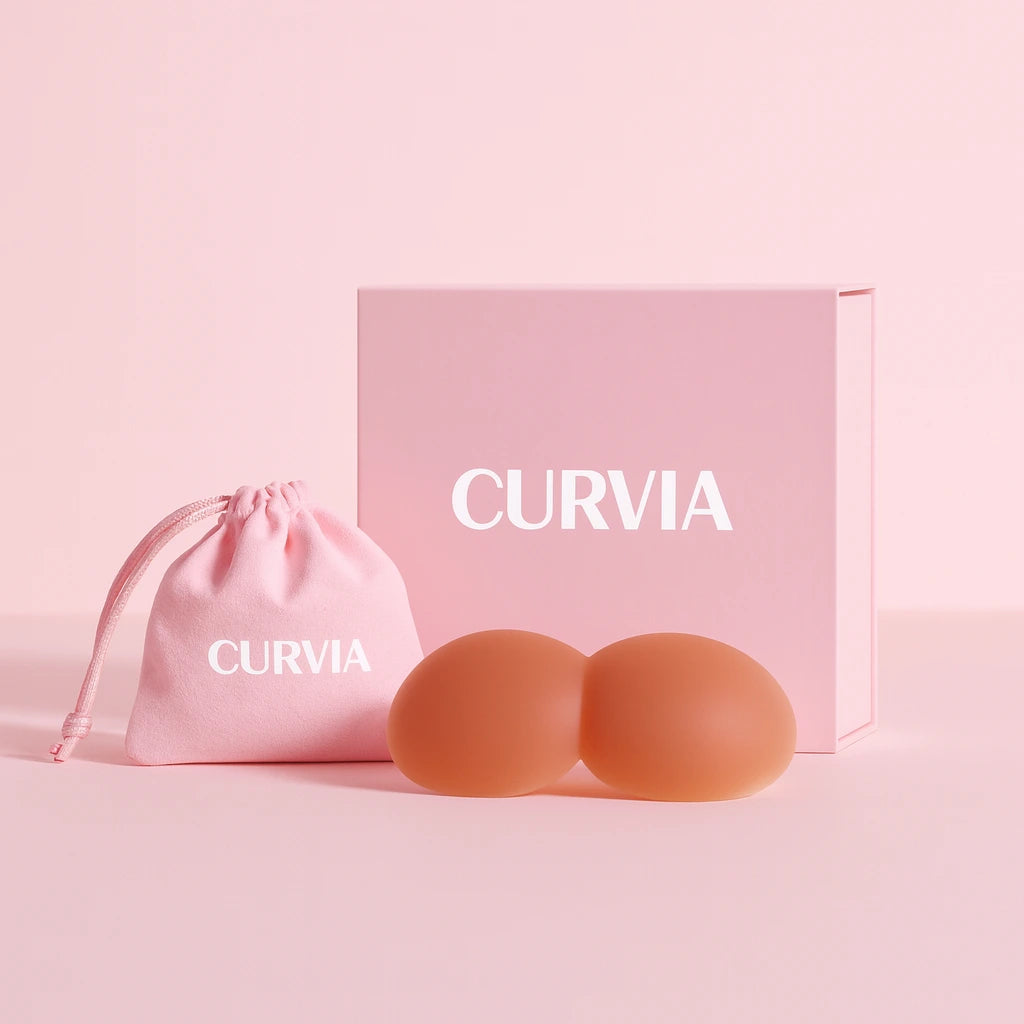 Curvia - Sutiã Circular que cola com o calor do corpo