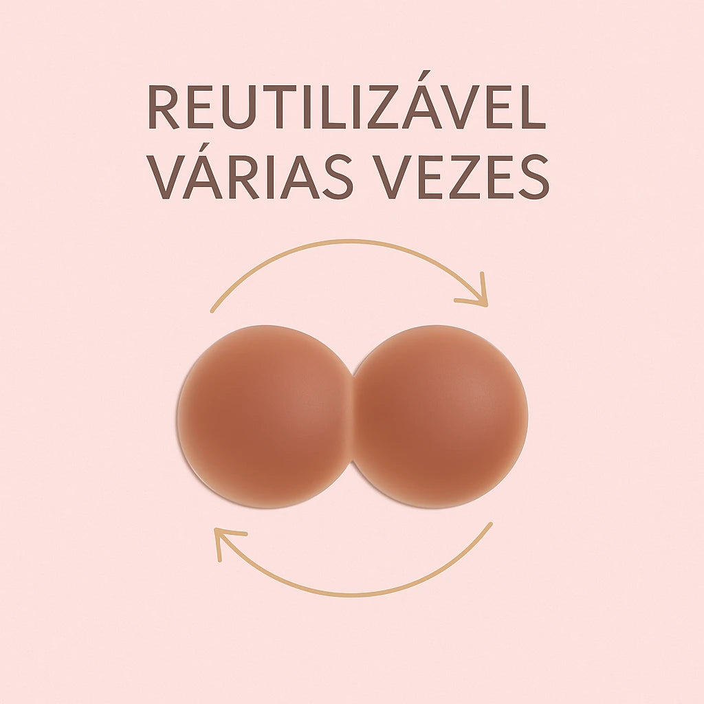 Curvia - Sutiã Circular que cola com o calor do corpo
