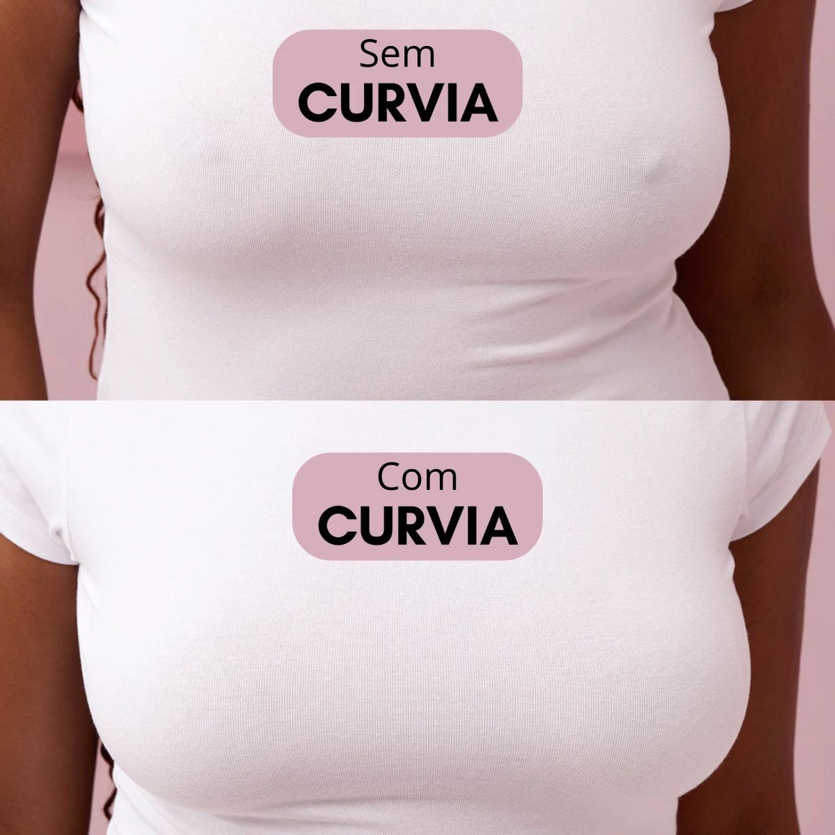 Curvia - Sutiã Circular que cola com o calor do corpo